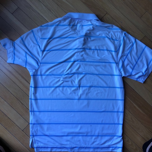Foot Joy Men's Athletic Fit Lisle Golf Polo - M - Picture 2 of 3